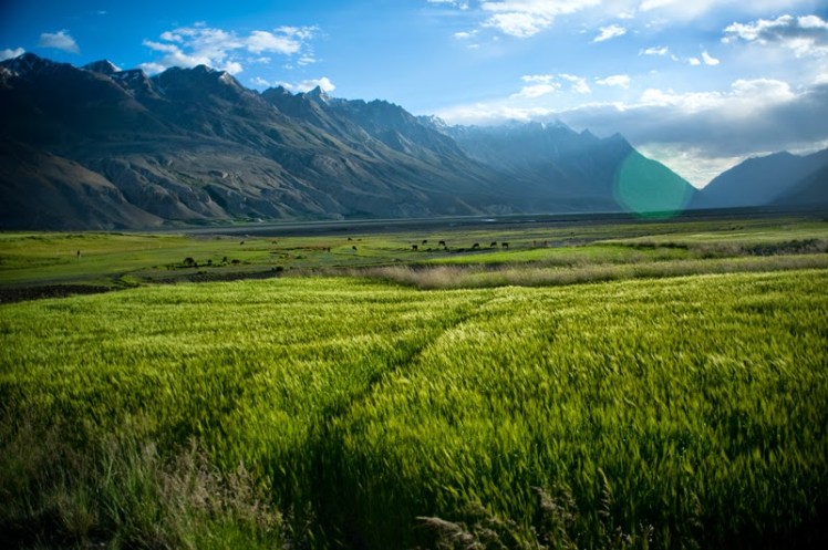 Deserted but definitely not a Desert out there in Afghanistan